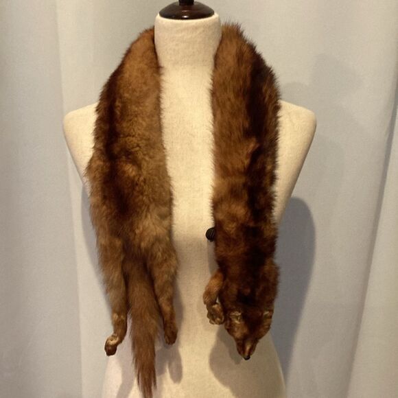 Double headed vintage mink stole - Picture 7 of 7